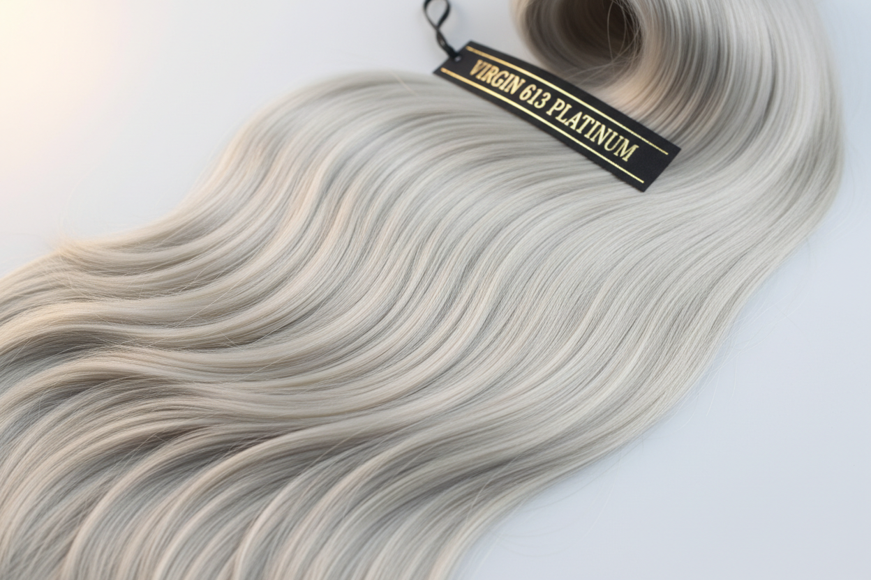 613 Blonde Texture Close-Up