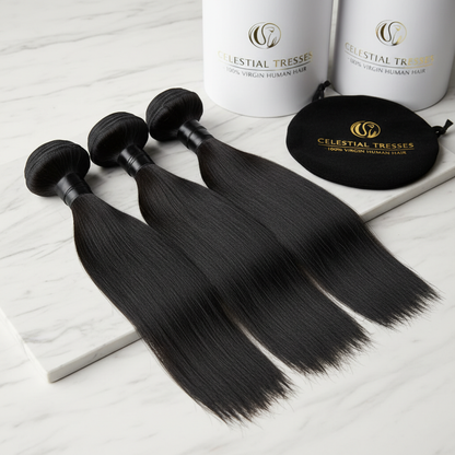 Premium Virgin Hair 3 Bundle Deal - Multiple Textures Available