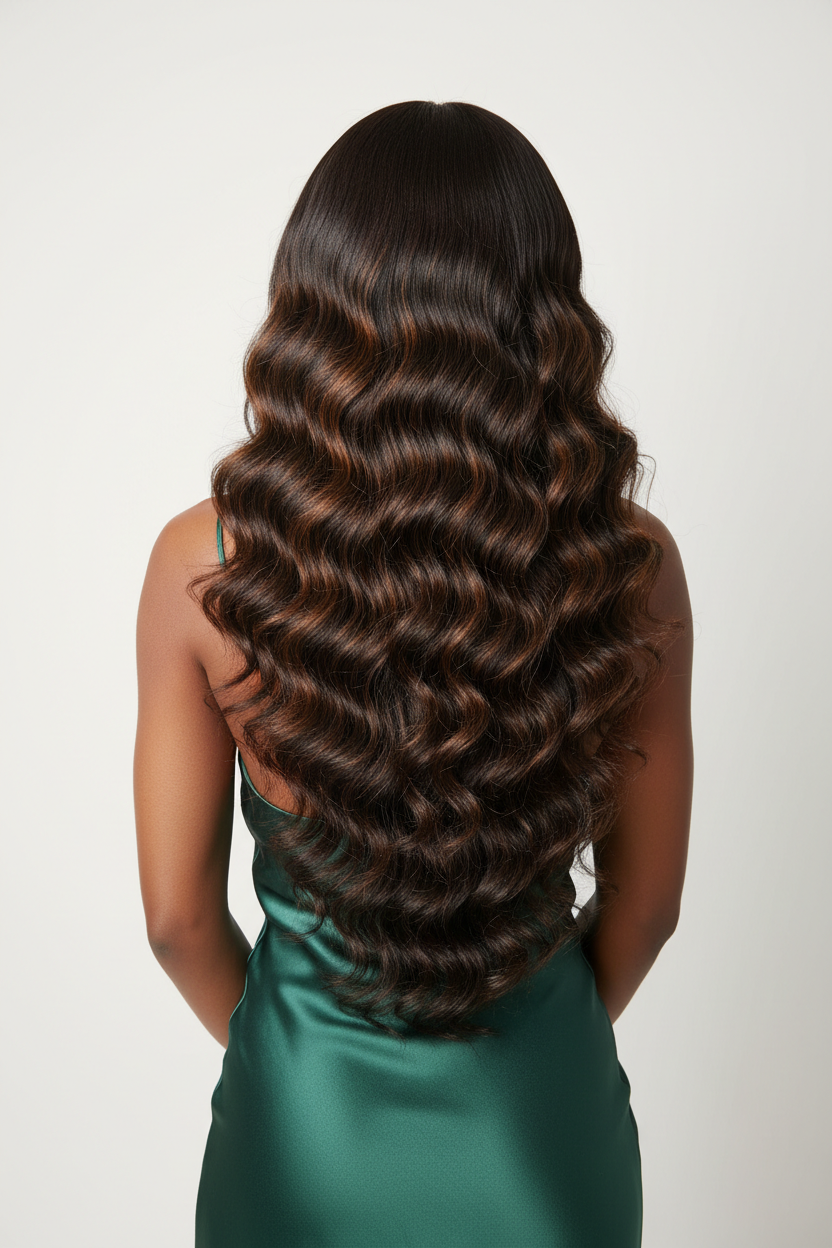 Body Wave Wig - Back View