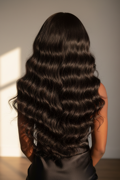 24 Inch Body Wave Wig - Back View