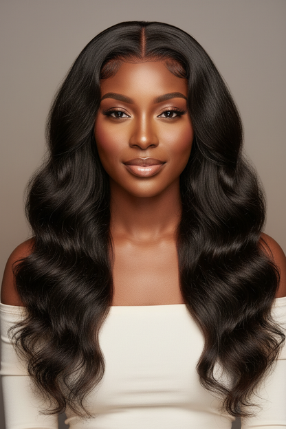 24 Inch Body Wave Wig - Front View