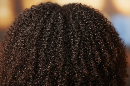 Kinky Curly Texture Close-Up