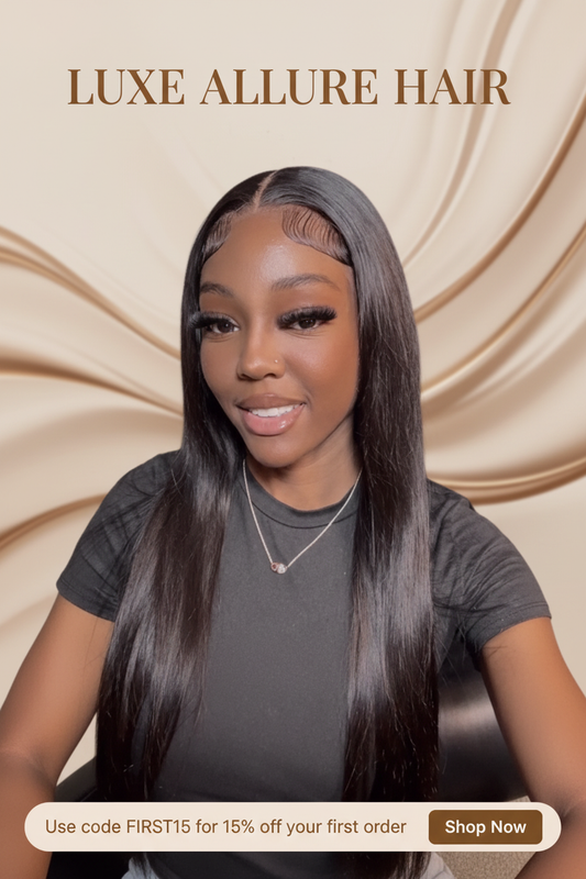 Luxe Allure Hair Nude & Bronze Promo Banner